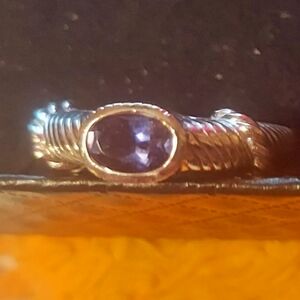 Judith Ripca rare Tanzaniat ring 925